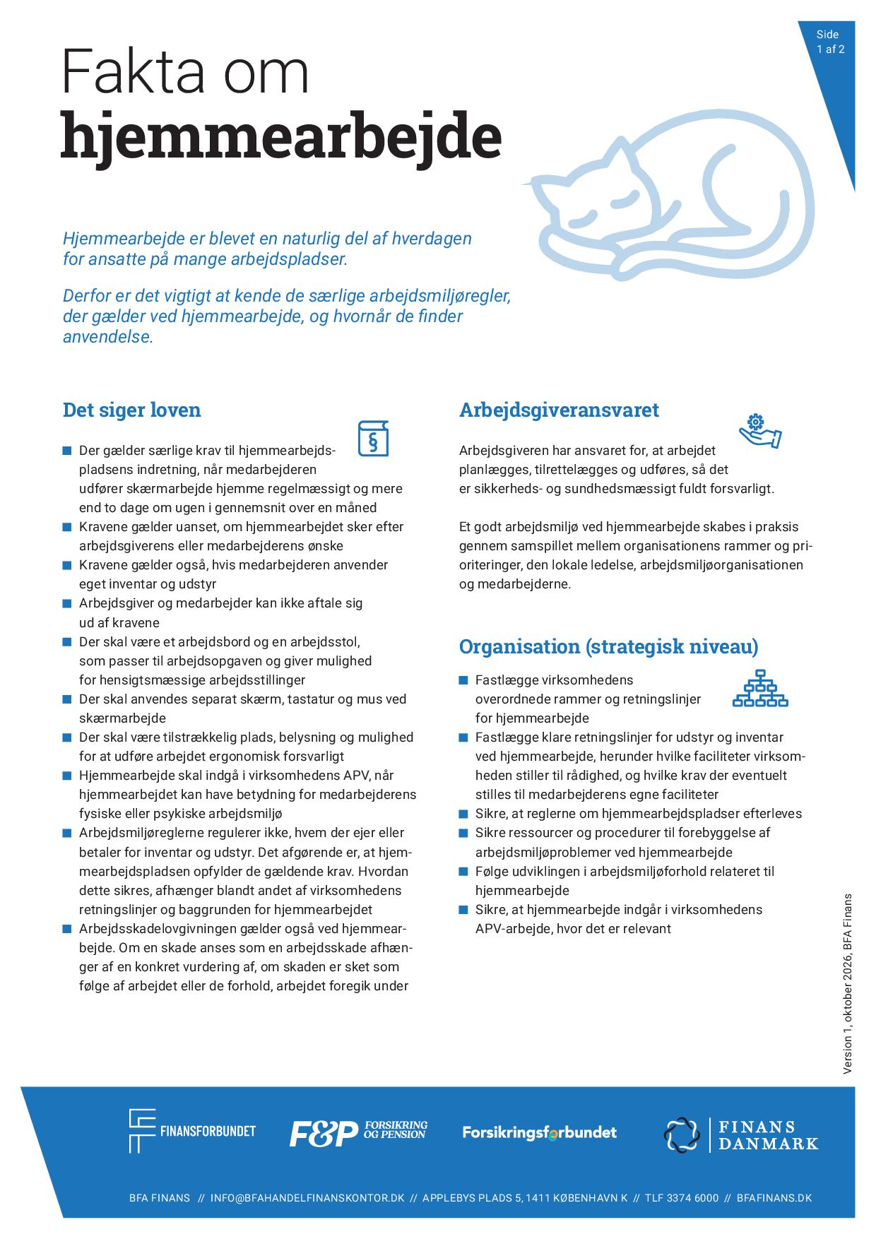 Fakta om hjemmearbejde